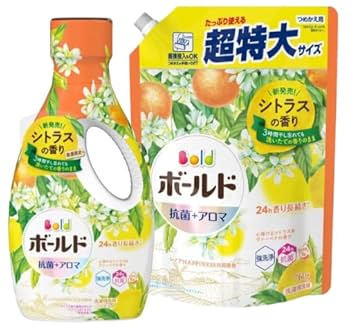 新品未開封 P&G ボールド 抗菌➕アロマ シトラスの香り 本体ボトル 詰め替え 新品未開封 P&G ボールド 抗菌➕アロマ シトラスの香り 本体